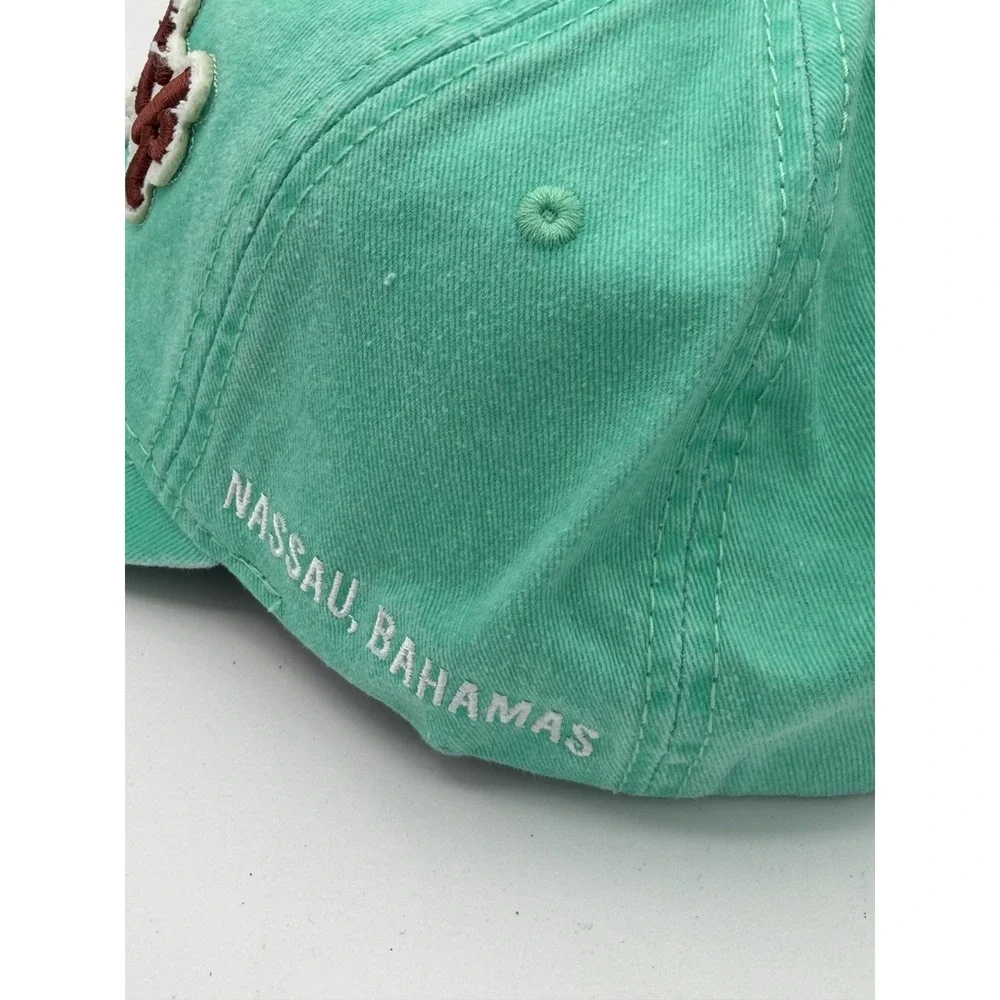 Hard Rock Cafe Nassau Bahamas Teal Acid Washed Hat Cap Adjustable NWT Unworn